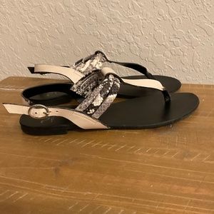 Victor ( Made in Italy) grey,cream,black sandal.